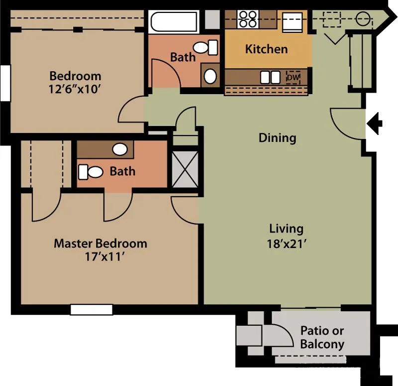 A floor plan