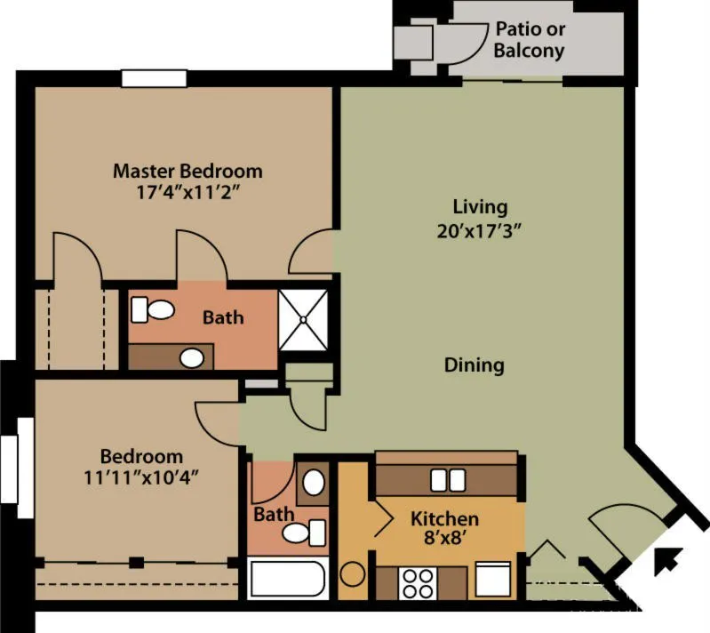 B floor plan