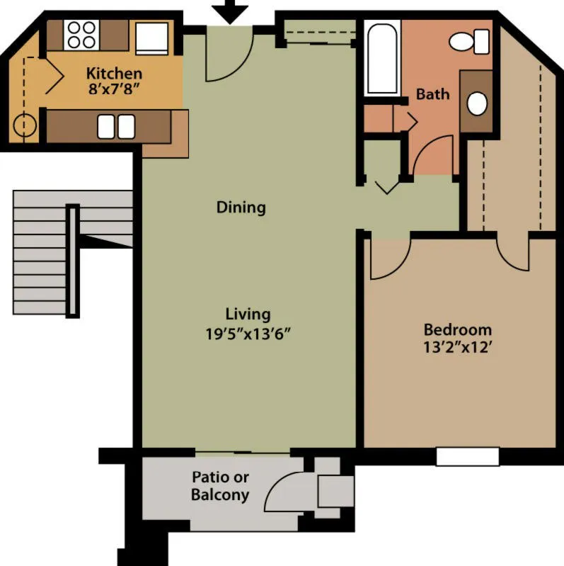 C floor plan