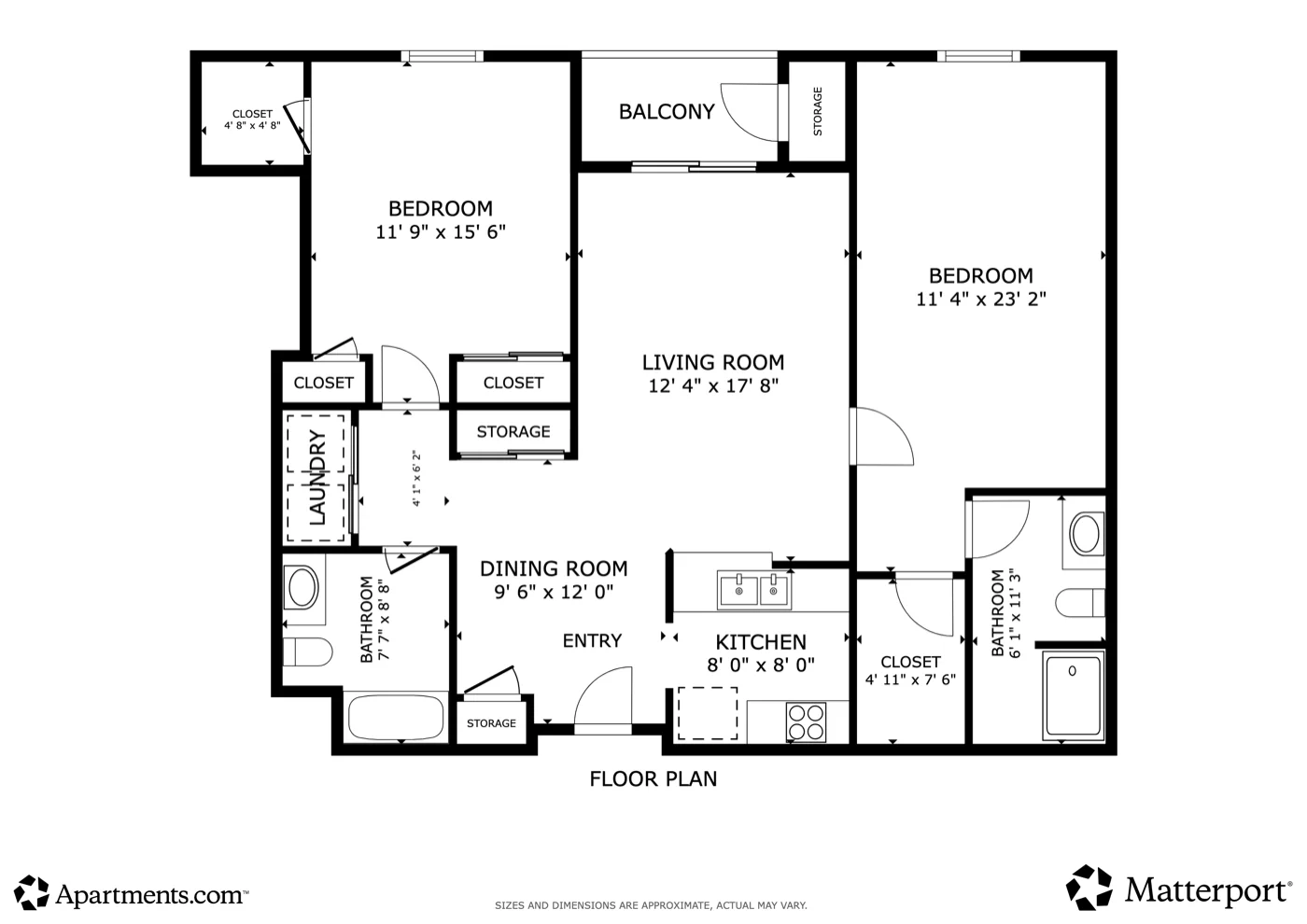 F2 floor plan