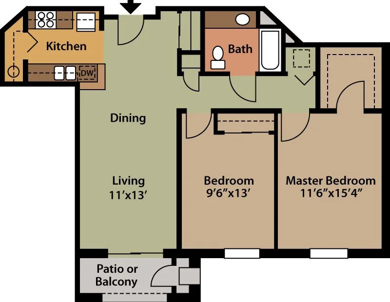 H floor plan